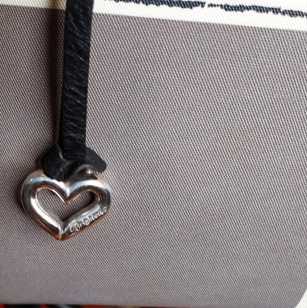 Brighton Celebrates Vera Limited Edition,Buff/Black Color Block Satchel. - Picture 10 of 13